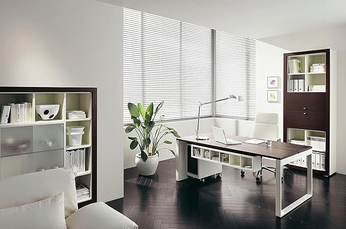 YIIBAII Mini Blinds Suitable for 31.5" W x 64" H Windows 1" Aluminum Horizontal - Image 5