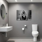 Funny Bathroom Wall Decor for Room Aesthetics - Image 2