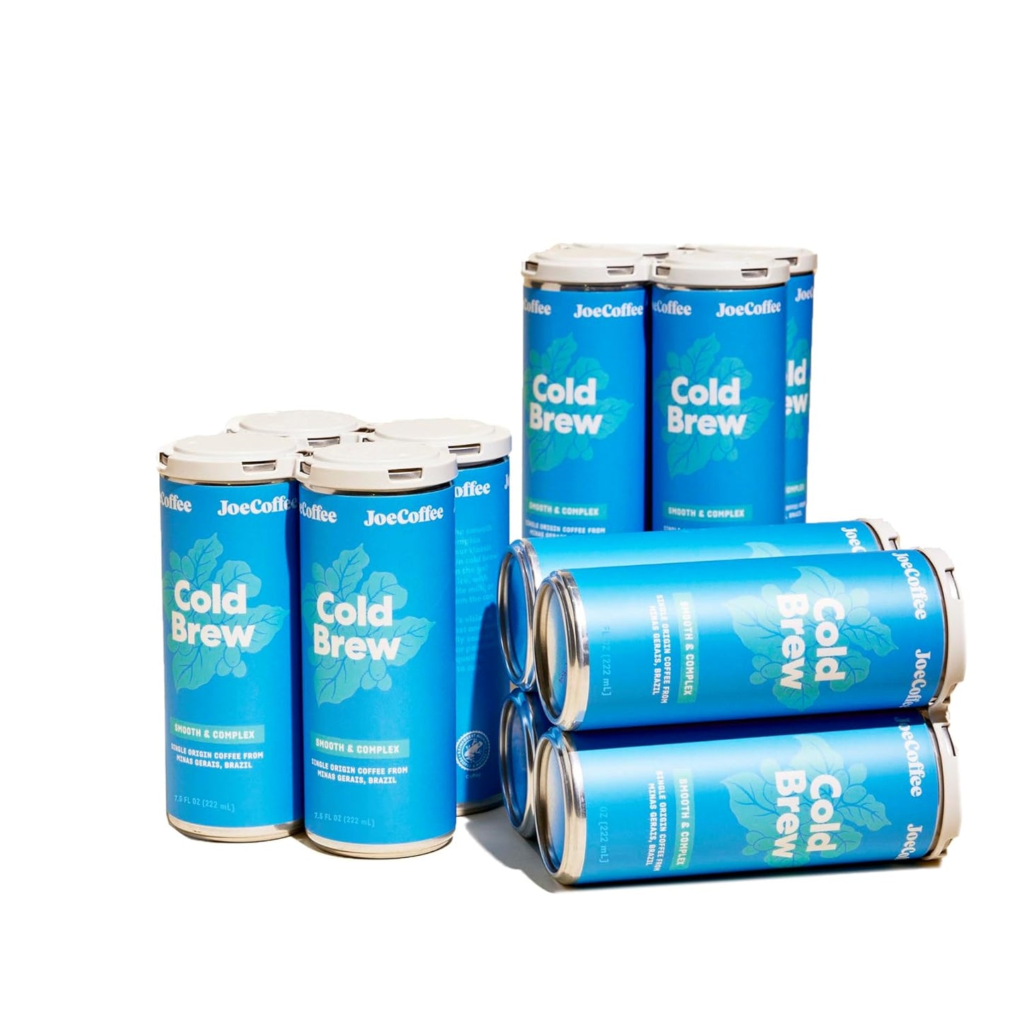 Joe Coffee Company - Black Cold Brew Ready-to-Drink Specialty Coffee Cans (Pack of 12) | NYC Roaster, Rainfoest Alliance Certified, Kosher, Climate-Friendly