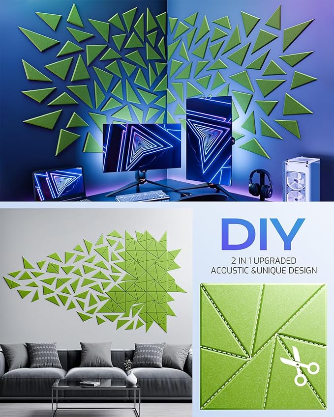 22 Pack Acoustic Panels, Sound Proof Foam Panels - Image 5