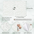 Theper Green Wallpaper 17.3"×197" Modern Striped Peel and Stick Wallpaper Boho - Image 3