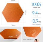 12 Pack Self-Adhesive Acoustic Panels 12" X 10" X 0.4" - Image 3