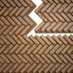 EverStone Herringbone Faux Brick Panel, 46 1/2"W x 25 1/4"H x 1"D, Terracotta - Image 9