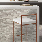 SUNWINGS 5-Sheet Peel and Stick Mosaic Natural 3D Stone Self Adhesive Marble - Image 7