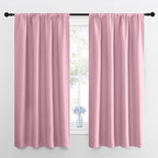 NICETOWN Kitchen Curtains, Short Blackout Drapes, Rouge Pink, Thermal Insulated by NICETOWN