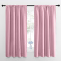 NICETOWN RV Blackout Curtains for Camper Windows, Rouge Pink, Short Blackout by NICETOWN