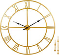 40 Inch Large Wall Clock for Living Room Decor – Easy-Assembly Silent by WallClockDecor