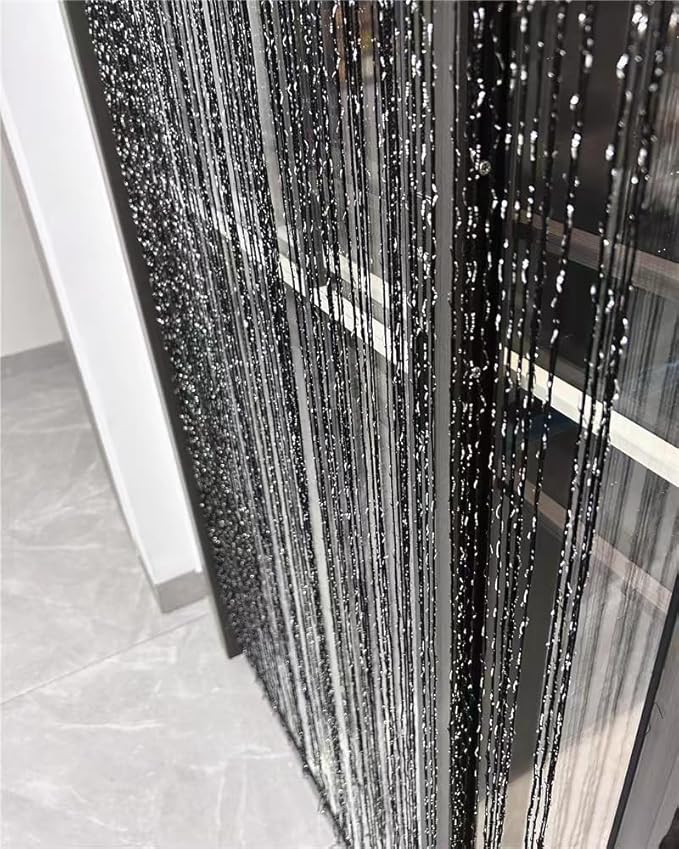 ave split Decorative Door String Curtain Wall Panel Fringe Window Panel Drapes - Image 6
