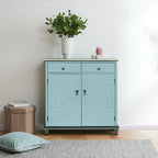 Teal Wallpaper Grasscloth Peel and Stick Wallpaper 17.7inch x 196.8inch Teal - Image 3