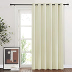 NICETOWN Blackout Sliding Door Curtain 84 inches Long, Grommet Patio Door - Image 2