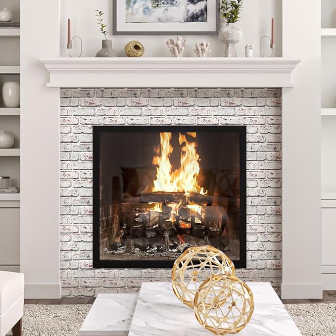 COMSTICKC 3D Faux Brick Wall Panel Peel and Stick, Ultra-Light Thin PVC Brick - Image 9