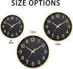 Wall Clocks Battery Operated 8 inch Modern Wall Clock, Silent Non Ticking Wall - Image 5