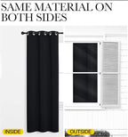 NICETOWN Patio Blackout Curtain Shades, 2 Panels, 55 inches x 110 inches - Image 5