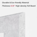 Neatsure Large Cork Board for Wall, 6 Panels Felt Tiles Tack Push Pin Board for - Image 3