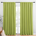 NICETOWN 2 Panels Blackout Curtains, Rod Pocket Thermal Insulated Drapess by NICETOWN