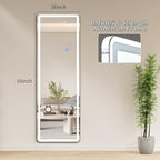 Koonmi Full Length Mirror with LED Lights, Big Mirror - Image 8