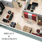 NICETOWN Wall to Wall Room Dividers Curtain - Image 5