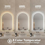 DUMOS 24"×32" LED Bathroom Mirror - Image 5