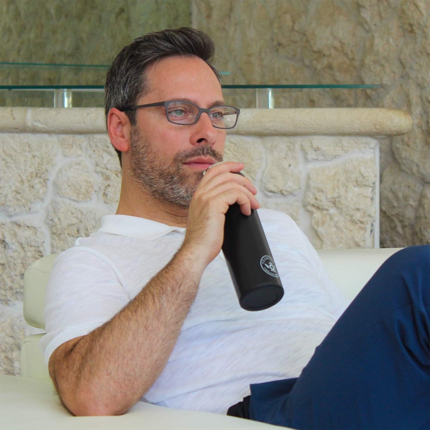 Teabloom - The ORIGINAL All-Brew Travel Tumbler & Thermos | OPRAH’s Favorite | 16oz/480ml Insulated Water Bottle/Tea Flask/Cold Brew Coffee Mug