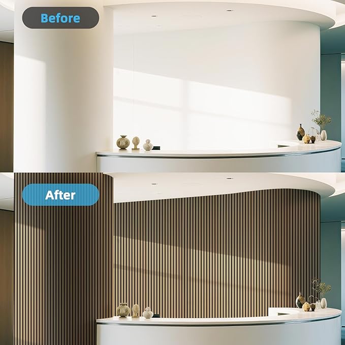Art3d Acoustic Wood Slat Wall Panel - Image 9