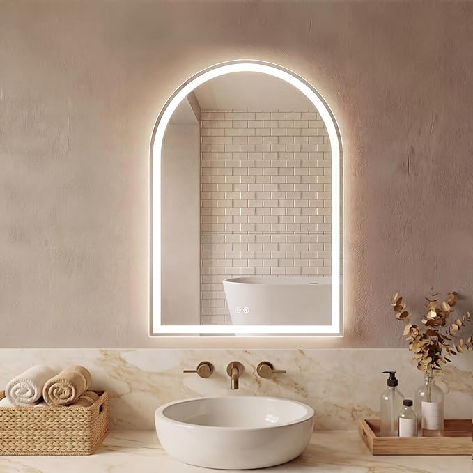 Sweetcrispy 24"×32" LED Bathroom Mirror by Sweetcrispy