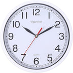 Wall Clock, 8 Inch Silent Sweep Movement Accurate Small Clocks Kitchen/Living by Vigorwise