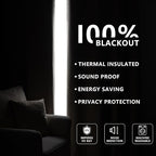 IGEMAEVE 100% Blackout Curtains 96 Inches Long - Image 8