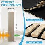 Art3d 2-Pack Acoustic Wood Slat Wall Panel - Image 7