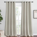 NICETOWN Natural Room Darkening Curtains 96" Long by NICETOWN