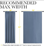NICETOWN Blackout Curtains for Bedroom, Window Treatment Energy Saving Thermal - Image 7