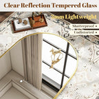 VooBang Wide Arched Wall Mirror, 31 x 32 inch Arch Bathroom Mirror, Wall - Image 4
