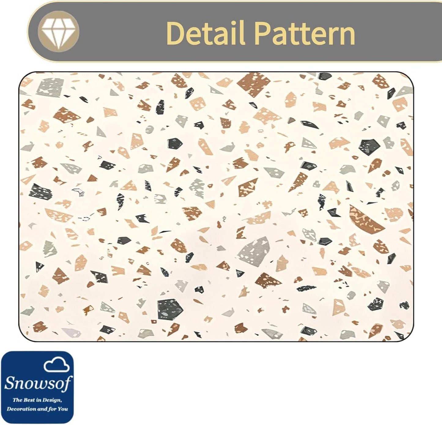 Dish Drying Mat - Absorbent Countertop Mat for Coffee Maker, Expresso Machine, Kitchen Use (04,12''×16'')