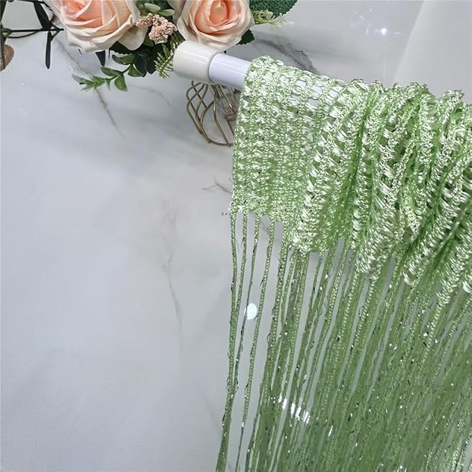 ave split Decorative Door String Curtain Wall Panel Fringe Window Room Divider - Image 3