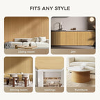OUZUGIE 1 Pack 96x48 Inch Natural Bamboo Wall Panel – Twinned Carbides Pole - Image 4
