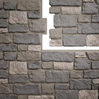 EverStone Cobblestone Faux Stone Panel, Midnight Granite Color - Image 9