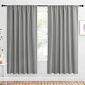 NICETOWN 2 Panels Blackout Curtains, Rod Pocket Window Curtains Room Darkning by NICETOWN
