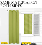NICETOWN Fresh Green Blackout Curtains 78 inches Length - Image 5