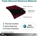 ChrisDowa Blackout Curtains 108 Inches Long - Image 5
