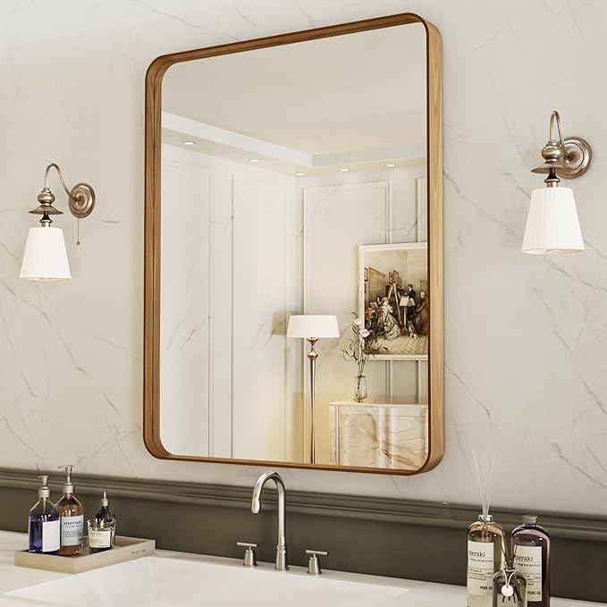 LOAAO 24X32 Inch Bathroom Mirror by LOAAO