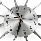16 Inch Cutlery Kitchen Wall Clocks - Image 3
