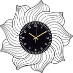 22 Inch Flower Wall Clock, Silent Non-Ticking Battery Operated Modern - Image 7