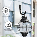 KURUI Large Metal Wall Hooks for Hanging Living Room/Bedroom/Garage - Image 3