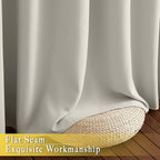 NICETOWN Blackout Drapery Curtain Panel 90 inches Long - Image 7
