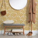 Tempaper x Novogratz Golden Mustard Feather Palm Removable Peel and Stick - Image 6