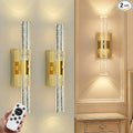 IRONPAX Wall Sconces Battery Operated Set of 2, Wireless Rechargeable Wall by IRONPAX