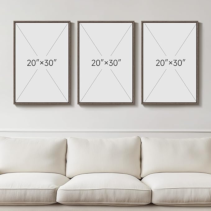 Framed Neutral Vintage Landscape Wall Art - Image 4