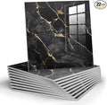 Chejiaye 22pcs Marble Peel and Stick Backsplash Waterproof Washroom Wall Panels by Chejiaye