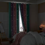 XiDi Curtains for Girls Bedroom Kids Room Unicorn Princess Theme Room Darkening - Image 4