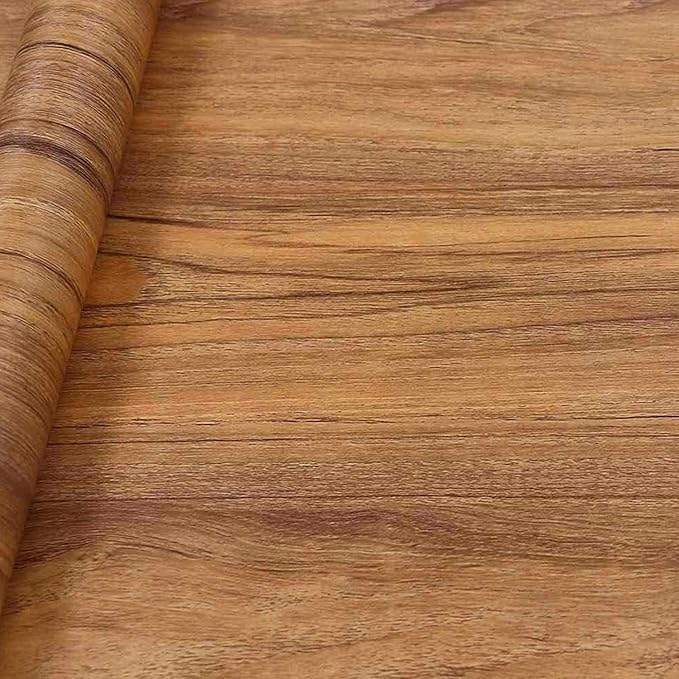 COSNIGHT 23.6" ×236" Wood Grain Wallpaper Peel and Stick Vinyl Film Self - Image 2