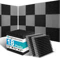 18 Pack Sound Proof Foam Panels by Knightsacoustic